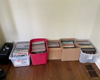 Vintage Record Collection. 