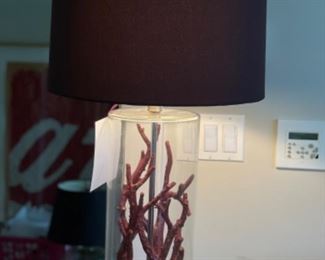 “Fire Coral” Table Lamp. 