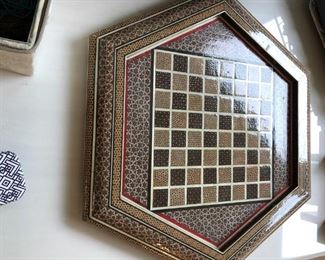 INLAID CHECKERS