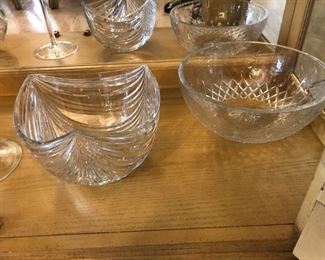 WATERFORD BOWL ON RIGHT