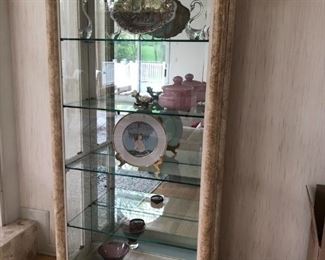 LIGHTED CURIO CABINET