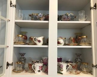 COFFEE CUPS AND SAUCERS