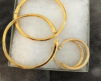 BRACELETS AND EARRINGS