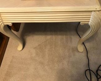PAIR OF END TABLES