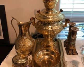 COMPLETE SAMAVOR TEA SET  FROM IRAN