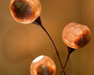 Capiz Shell Globes Floor Lamp