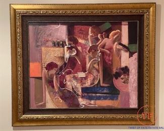 "PRELUDE" Limited Edition Signed Serigraph by MAHMOUD SABZI with COA