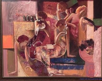 "PRELUDE" Limited Edition Signed Serigraph by MAHMOUD SABZI with COA