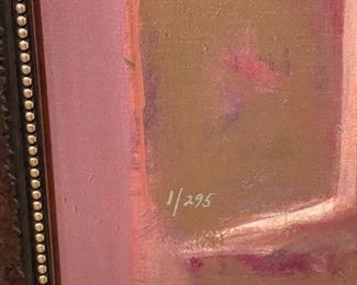 "PRELUDE" Limited Edition Signed Serigraph by MAHMOUD SABZI with COA