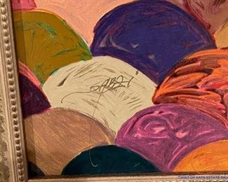 "SUMMER EVENING" Limited Edition Signed Serigraph by MAHMOUD SABZI with COA