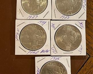 SILVER Peace Dollars