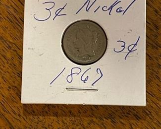 1867 3 Cent Nickel