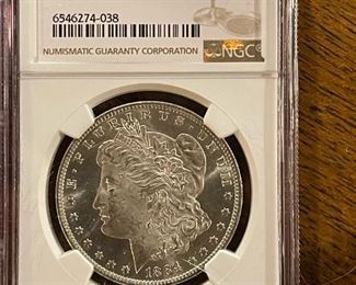 1884 O Graded Morgan