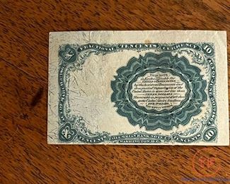 1874 Fractional Currency