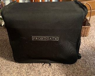 Frontgate folding Air mattress with frame