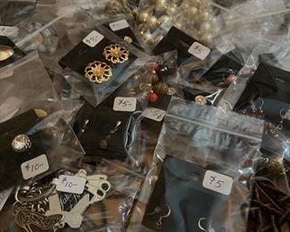 Numerous beautiful necklaces, earrings, bracelets, watches. All in outstanding condition; many new items. Prices range from $5 to $125. 