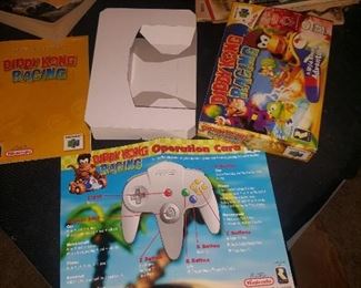  2. N64 DIDDY KONG BOX AND INSTRUCTIONS (NO GAME) $45