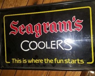90. Seagrams sign $100