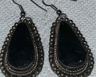 58. Native American earrings sterling $50