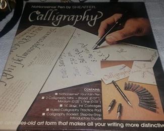 124. Calligraphy kit $30