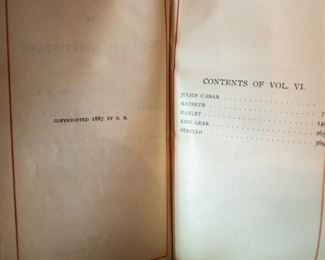 First Edition 7 Volume Set - Shakespeare's Works