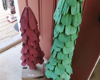 Christmas wooden trers