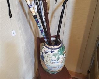 decor vase and baby chair