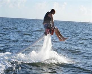 Water powered jet pack