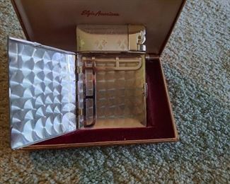 Vintage Cigarette Case w/lighter