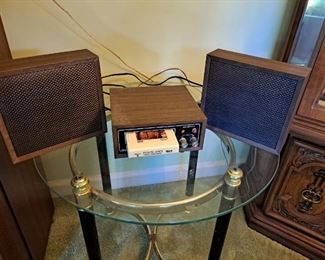 Vintage 8 Track Player w/speakers