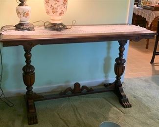 Antique Library Table
