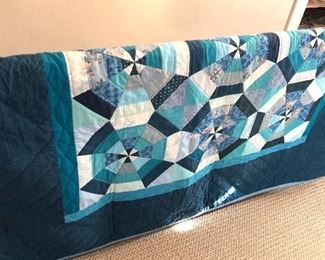 Handmade quilt (60” x 85”)