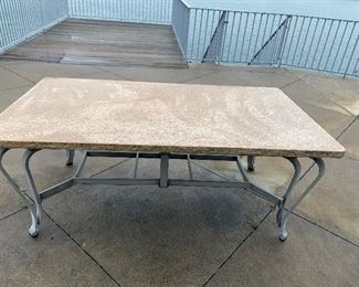 Granite outdoor table