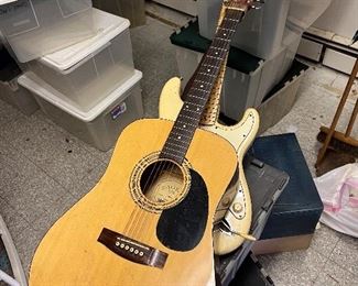 Three guitars available