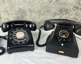 Two Genuine Vintage Rotary Dial Telephones - Trouwrijden & Bell