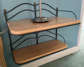 Floating wall mounted end tables