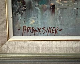 Bill Ambagtsheer Oil on Canvas