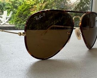 Ray Ban Polarized Aviator Sunglasses