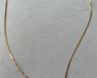 14K Gold Heart Pendant Necklace with Diamond