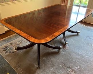 Millwood Cabinet Making Dining Table - 80"L (120 with two 20in leaves) x 45"W x 29"H