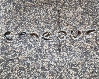 Phil Berneburg signed clay vase