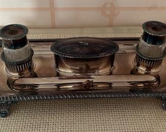 Silver plate vanity service