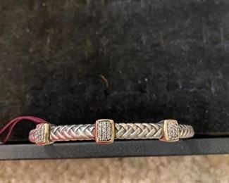 14K gold rings with diamonds