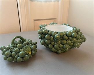 Green Grape candy jar