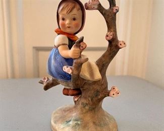 Hummel porcelain child in tree 1950