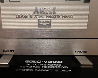 AKAI GSX-730D Auto Reverse Stereo Cassette Deck (working excellent condition)