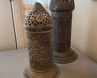 Phallic Brass lanterns