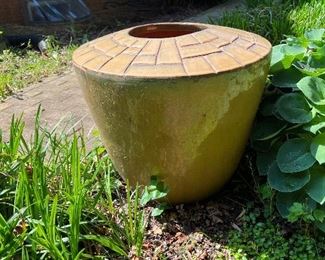 Large clay planter