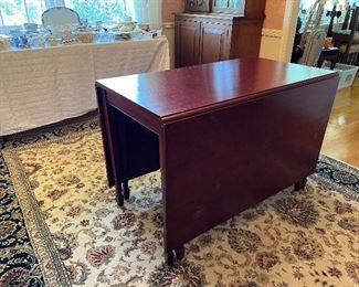 Double Drop-Leaf Dining Table