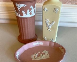 Wedgwood pink & yellow